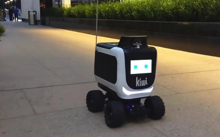 Роботы-курьеры Kiwi появились на улицах Сан-Хосе