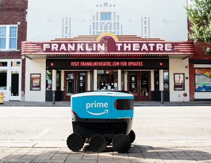 Amazon тестирует роботов-курьеров в Атланте и Франклине