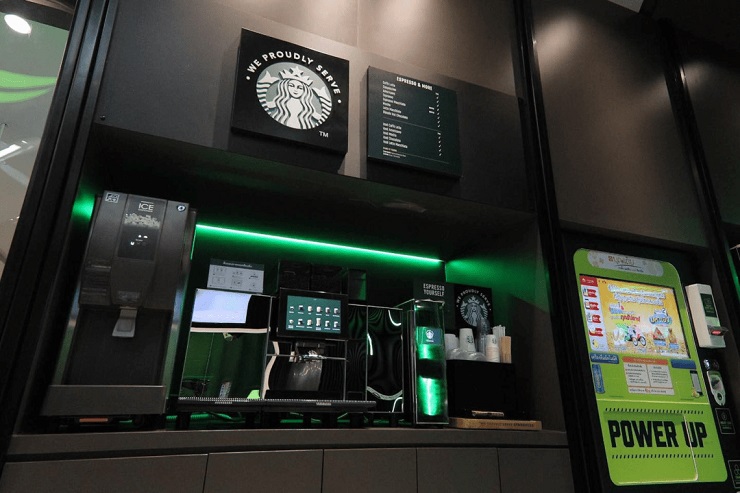 Starbucks запустил в Таиланде автомат самообслуживания