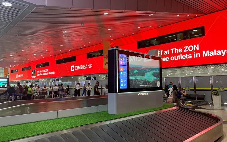 В аэропорту Куала-Лумпур установили видеостену Digital Dream площадью 400 кв.м. 