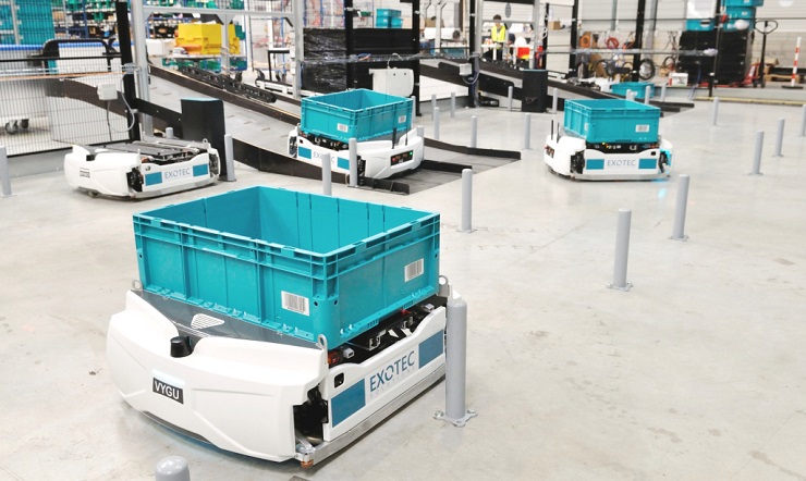 Exotec привлек $90 млн в развитие своей складской робототехники