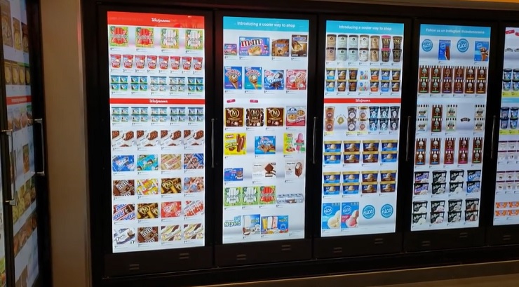 Cooler Screens заменит в магазинах двери холодильников интерактивными дисплеями