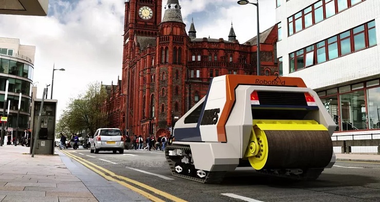 В Великобритании разрабатывают робота для ямочного ремонта дорог