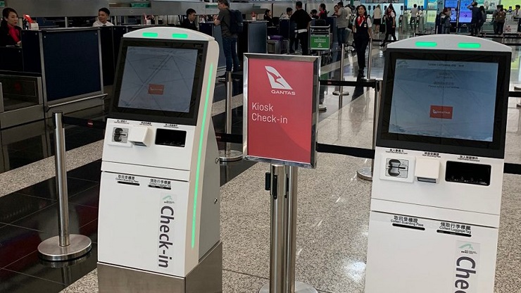 Qantas удвоит каналы самообслуживания в аэропортах Австралии