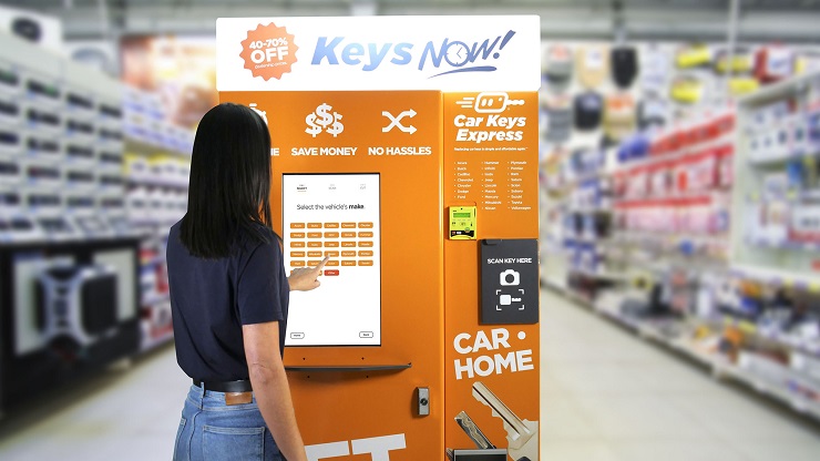 Car Keys Express представил автомат по изготовлению дубликатов автомобильных ключей