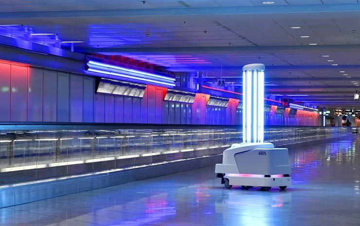 Автономный робот-уборщик представлен в аэропорту Ки-Уэст во Флориде