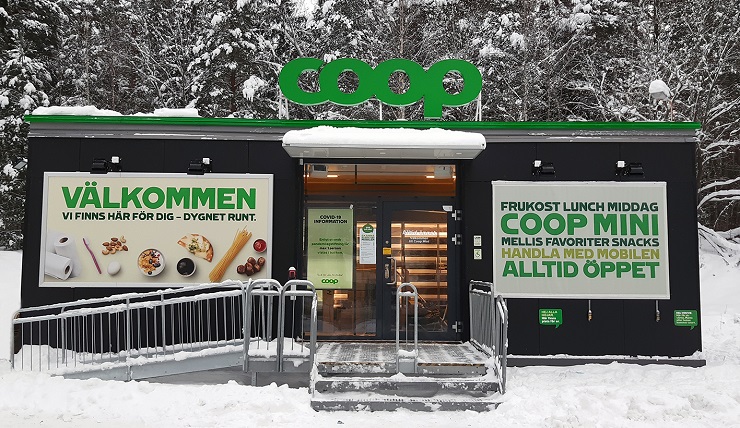 Coop Sweden открывает первый беспилотный магазин
