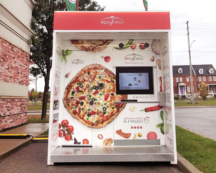 PizzaForno представит в феврале свой первый пиццемат в США