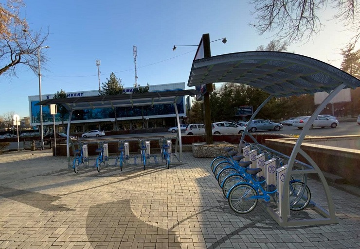В Ташкенте запустят станции автоматизированного велопроката