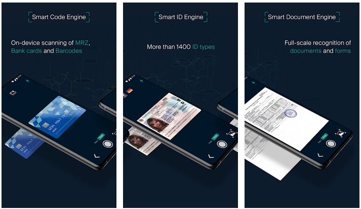 Smart Engines представила новое Android-приложение для распознавания паспортов, банковских карт, баркодов и типовых документов