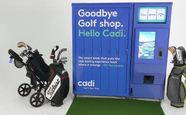 Cadi представил первый в мире автомат по продаже инвентаря для гольфа