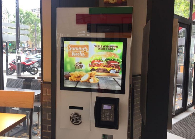 Киоски самообслуживания Burger King во Франции получат бесконтактный интерфейс 