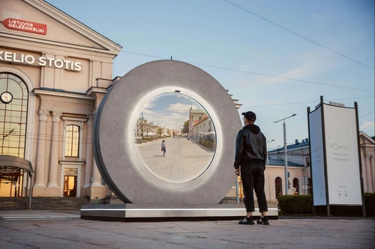 Вильнюс открывает интерактивный PORTAL с городом Люблин