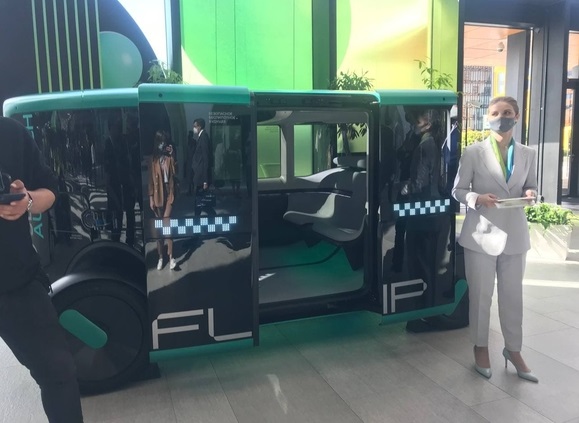 «Сбер-Автотех» представил на ПМЭФ-2021 свой беспилотный автомобиль
