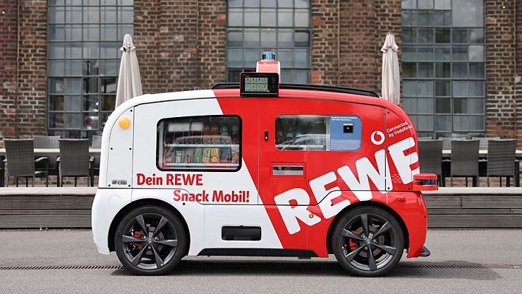 Rewe тестирует автономный мобильный магазин