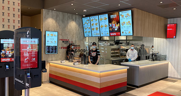 ZetaDisplay установит экраны в более чем 100 ресторанах KFC в Нидерландах и Бельгии