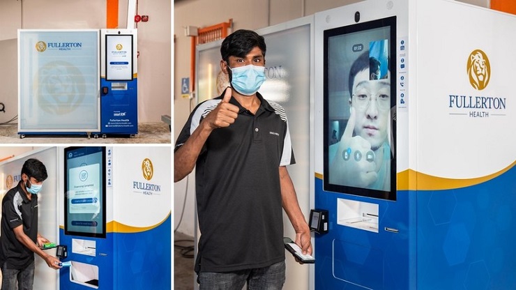 Медицинский киоск самообслуживания для трудовых мигрантов тестируют в Сингапуре