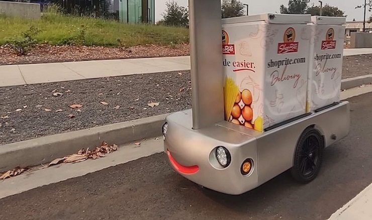 Магазин ShopRite протестирует роботизированные тележки для доставки продуктов