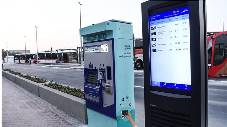 На автовокзалах Дубая установили обновленные билетные автоматы и инфокиоски