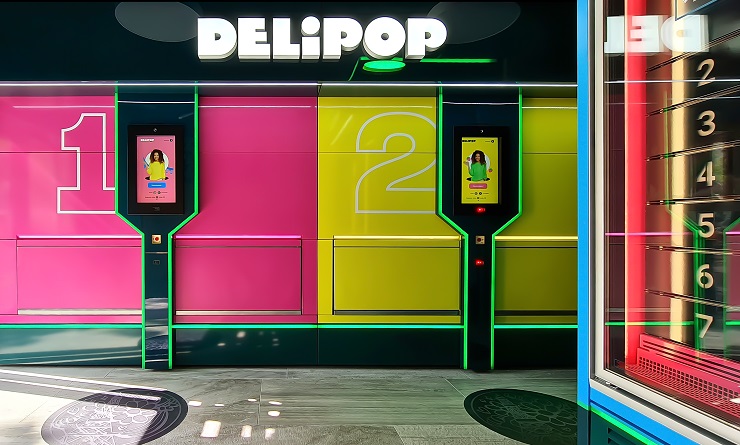 Delipop открыл в Париже пункт выдачи онлайн-заказов с постаматами и продуктоматами