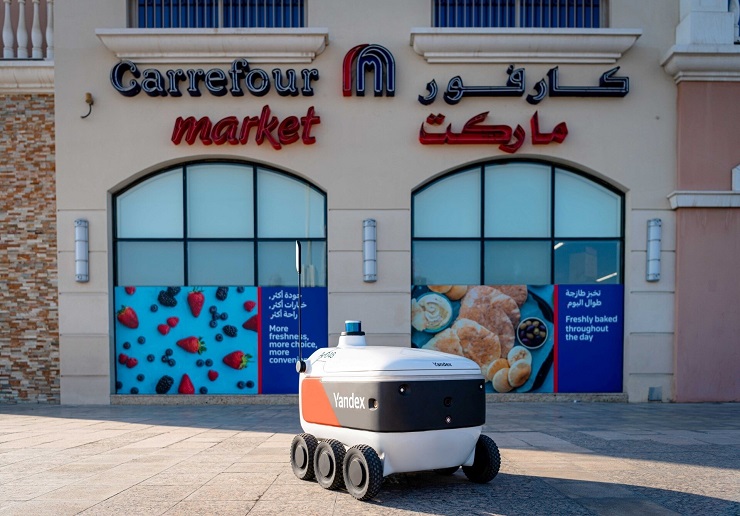 Яндекс запустит роботизированную доставку из магазинов Carrefour в Дубае