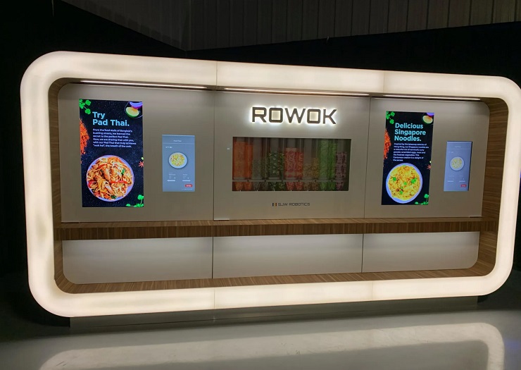 SJW Robotics представил роботизированный киоск-ресторан RoWok