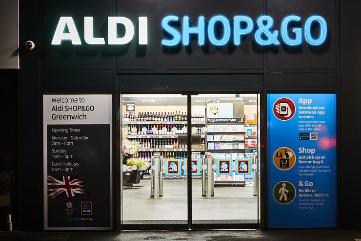 Aldi открывает свой первый магазин без касс в Гринвиче