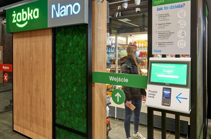 Żabka открывает автоматизированный магазин Nano в аутлете Leroy Merlin в Варшаве