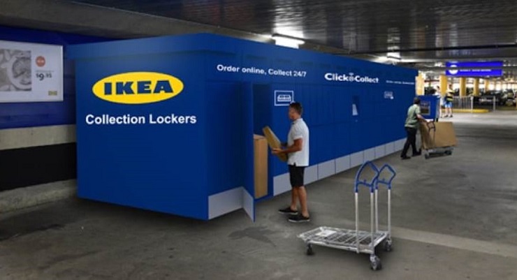 IKEA запустит click and collect постаматы для мебели 