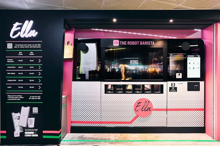 В сингапурском метро установят 30 роботов-бариста ELLA к 2022г
