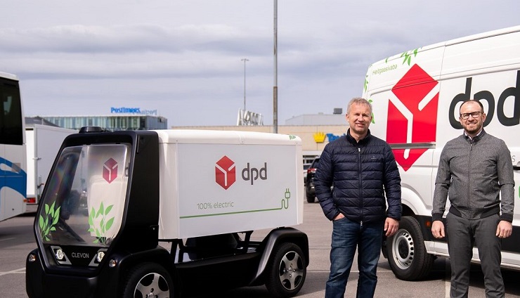 DPD Estonia провела беспилотную доставку посылок по дорогам общего пользования