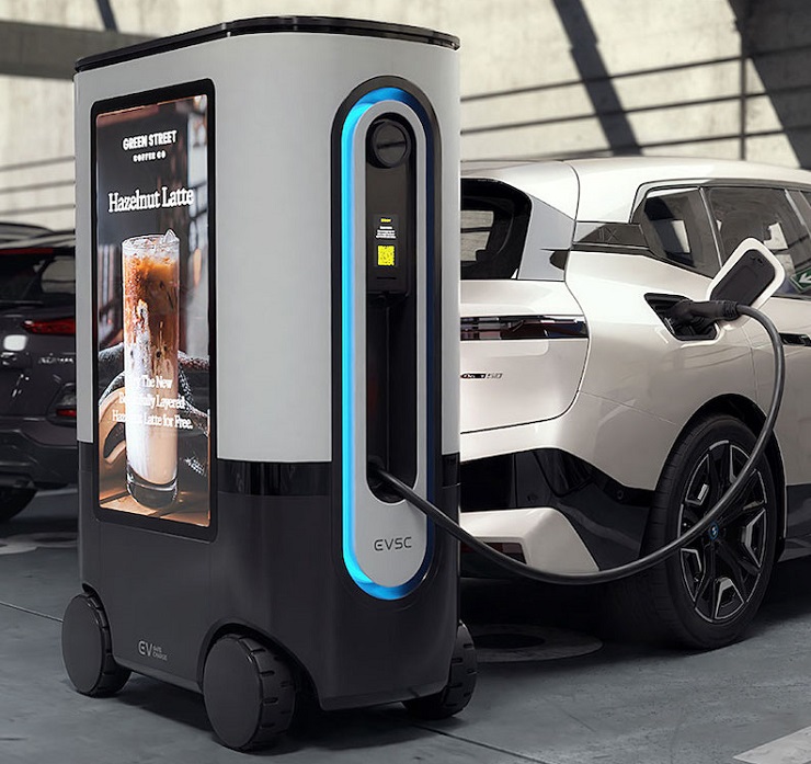 EV Safe Charge представила робота для зарядки электромобилей