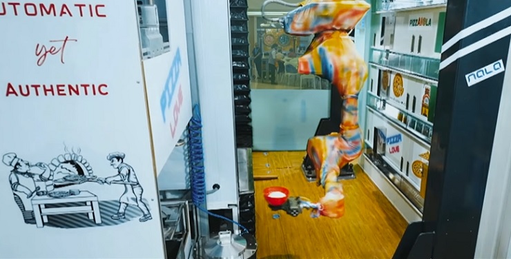 Nala Robotics запускает полностью автономного пиццерийного робота Pizzaiola