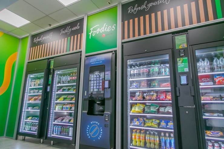 В аэропорту Ист-Мидлендс открылся вендинговый магазин Foodies-on-the-Go