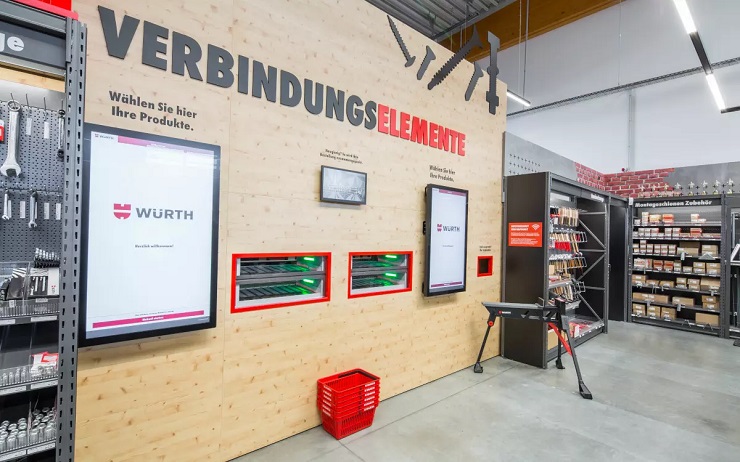 Würth автоматизирует круглосуточный хозяйственный магазин