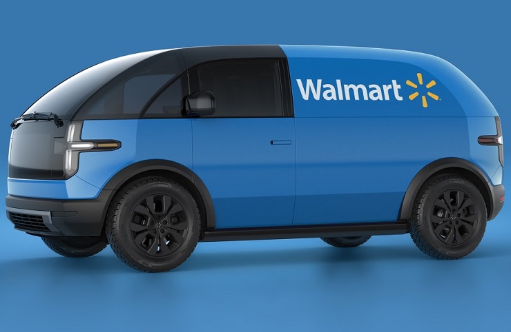 Walmart закупит 4500 электрических транспортных средств доставки Canoo