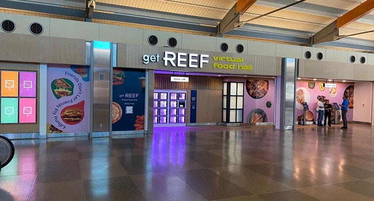 Reef Technology открыла виртуальный фуд-холл в аэропорту Роли-Дарем