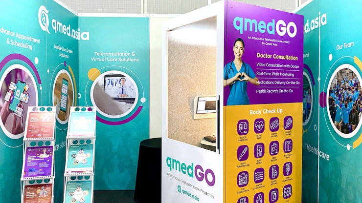 Малазийский стартап Qmed Asia запускает телемедицинские киоски Qmed GO
