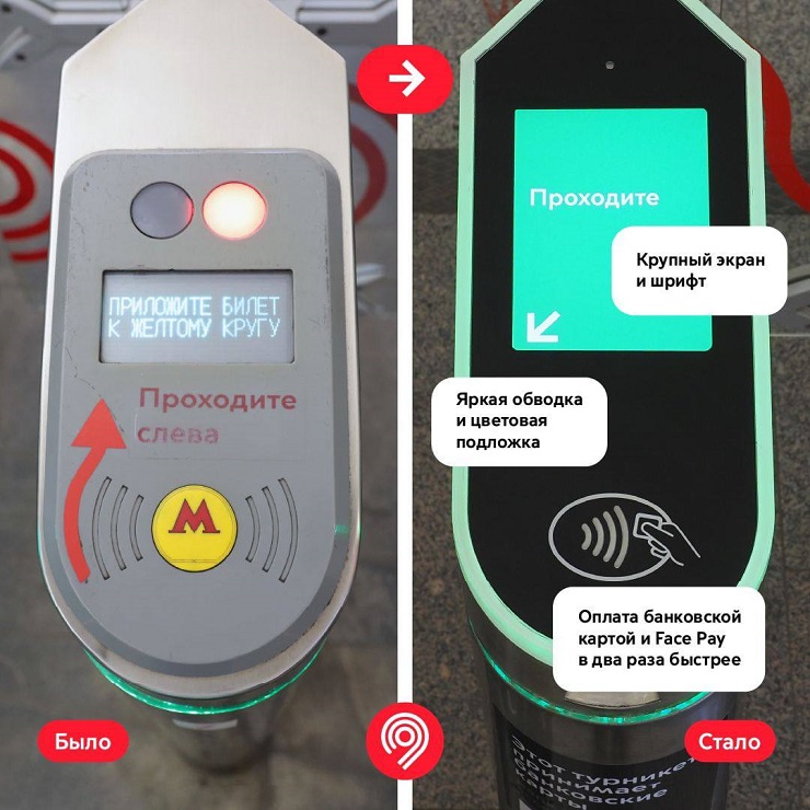 В Московском метро установят около 1000 новых турникетов с TRANSITEK