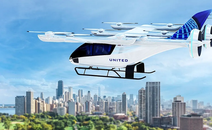 United Airlines инвестирует $15 млн в стартап электрических аэротакси