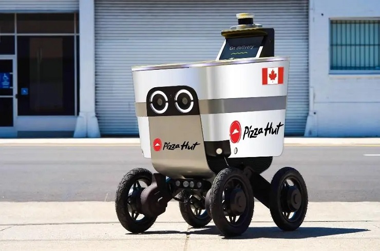 Pizza Hut Canada тестирует робота-курьера для доставки еды