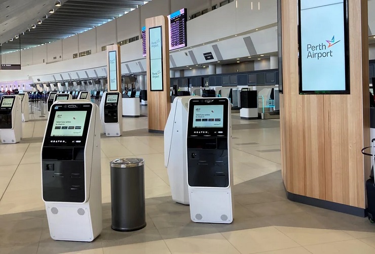 Австралийский аэропорт Перт внедряет биометрические киоски саморегистрации