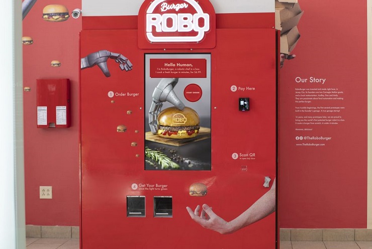 RoboBurger привлек $10 млн инвестиций на развитие бургерных вендинг автоматов