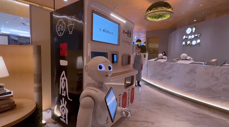 Softbank интегрирует роботов в сфере общественного питания