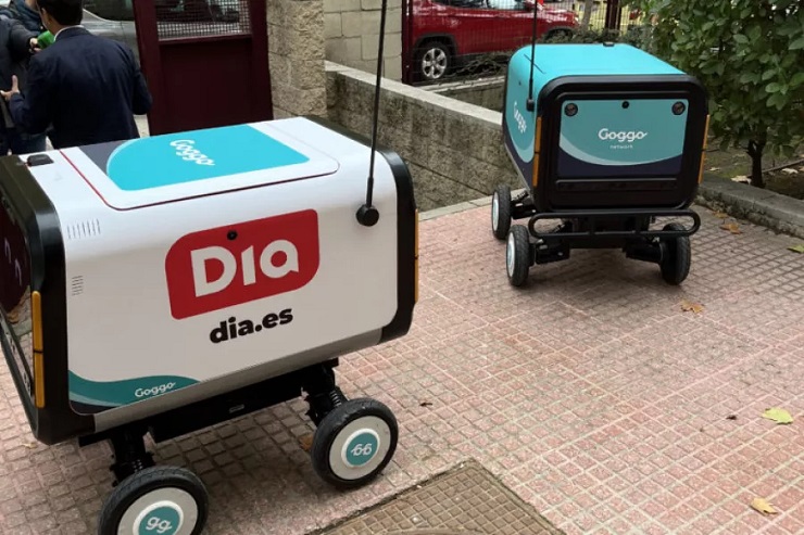 Испанский ритейлер DIA использует для доставки автономных роботов Goggo