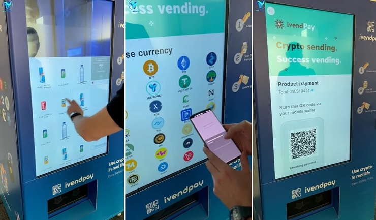 Криптовалютой Yes World можно расплатиться в торговых автоматах и POS терминалах Дубая