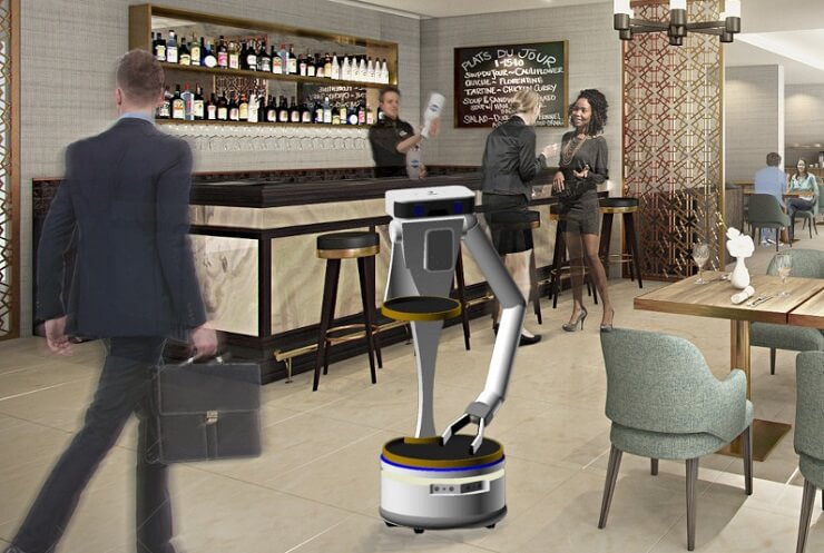 IP Sum Tek представил проект своего робота-официанта I-Wam