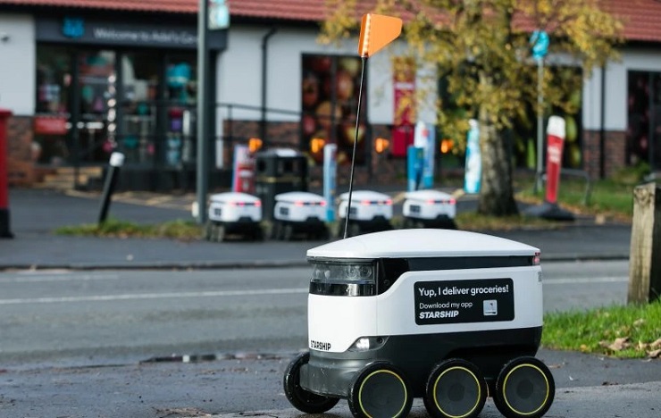 Starship Technologies запускает роботов для доставки продуктов в Лидсе