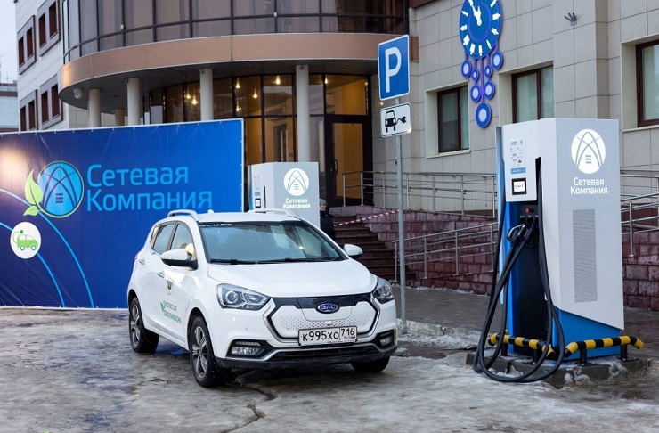 АО «Сетевая компания» запустила электрозарядную инфраструктуру в Татарстане
