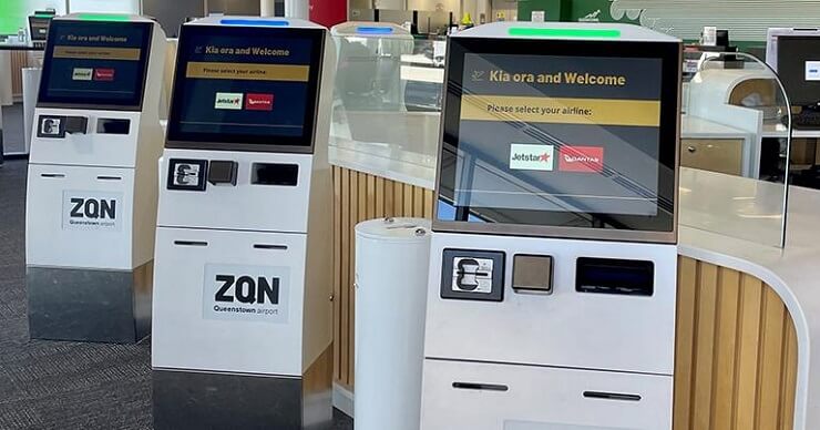Аэропорт Квинстауна установит киоски для сдачи багажа и саморегистрации пассажиров